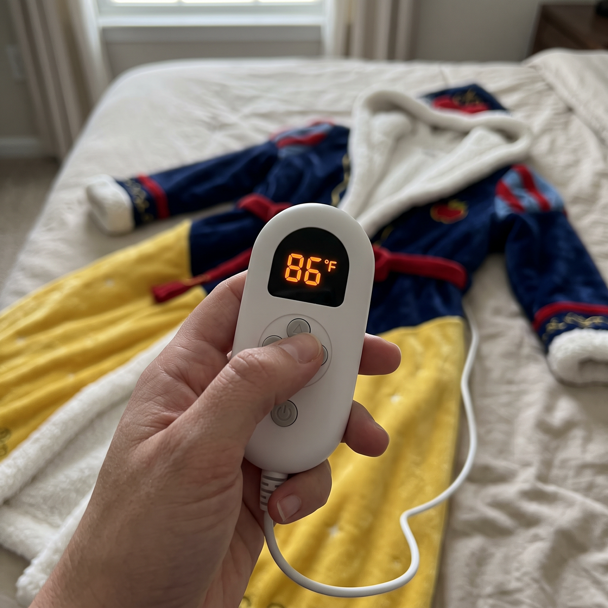 Remote control with heat display